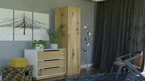 Szafa garderoba VERA DS-50 - Dąb Artisan