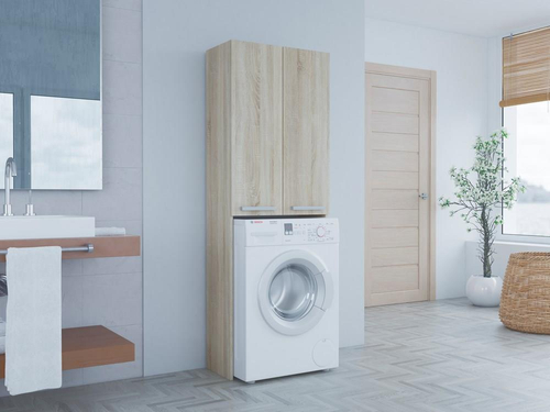 Szafka łazienkowa nad pralkę HOLO D2 - Dąb Sonoma