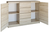 Komoda VITEK D2S4 120CM - Dąb Sonoma