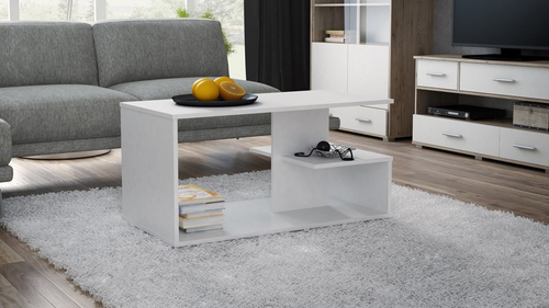 Stolik kawowy ława VENICE - Biel Mat