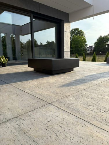 Stolik kawowy ogrodowy kwadratowy MOKKA - Czarny