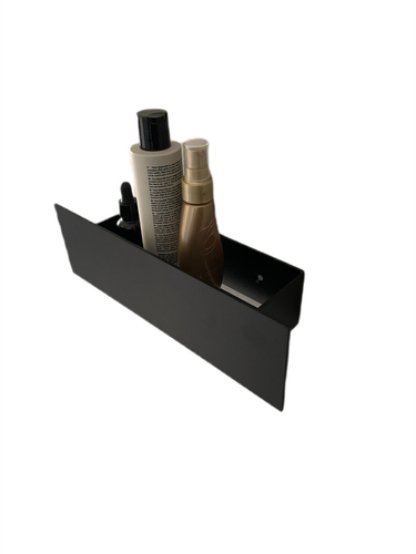Półka Łazienkowa pod prysznic, do łazienki DECOLLO 30CM - Czarny