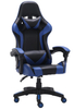 Fotel gamingowy obrotowy ARES - Niebieski