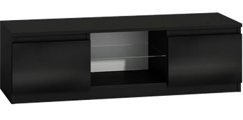 Szafka RTV BENDI 140CM - Czerń Połysk