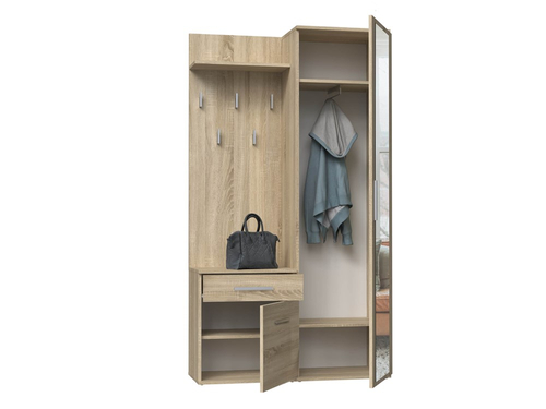 Garderoba przedpokojowa GANTLOR - Dąb Sonoma