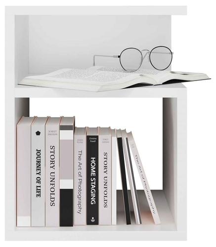 Szafka nocna stolik MINO - Biel Mat