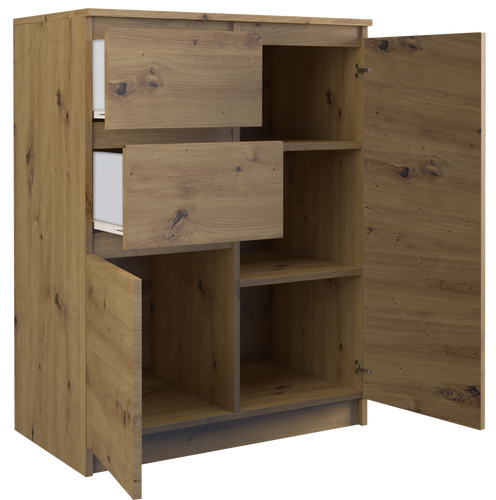 Komoda VITEK D2S2 - Dąb Artisan