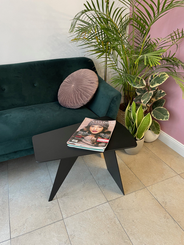 Stolik kawowy metalowy ALLA - Czarny