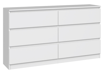 Komoda MALWIN S6 140CM - Biel Mat