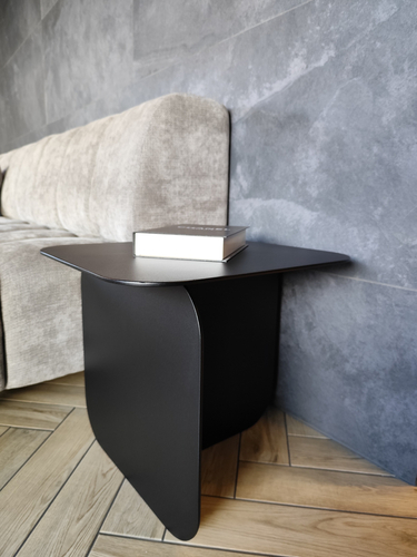 Stolik kawowy metalowy QUADRO - Czarny