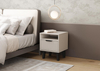 Szafka nocna z lamelami PIAZZA 1S - Kaszmir