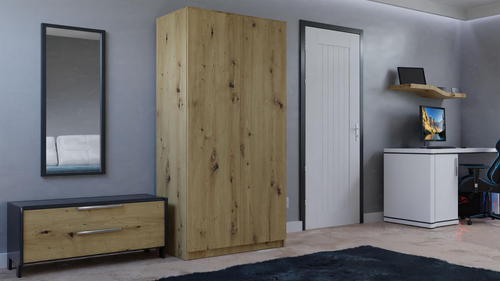 Szafa garderoba VERA DS-90 - Dąb Artisan