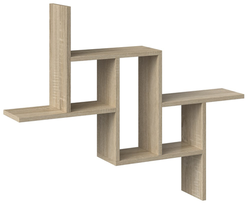 Regał wiszący ścienny BILBO - Dąb Sonoma