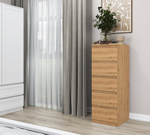 Komoda MALWIN SL5 - Dąb Artisan