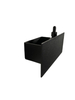 Półka Łazienkowa pod prysznic, do łazienki DECOLLO 20CM - Czarny