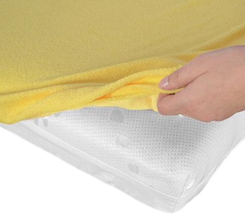 Prześcieradło frotte SPUGNA YELLOW