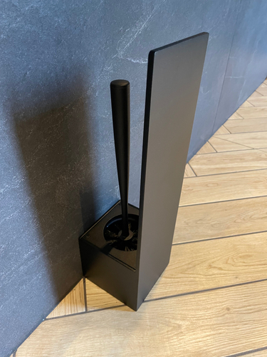 Uchwyt na szczotkę WC FERMARE - Czarny