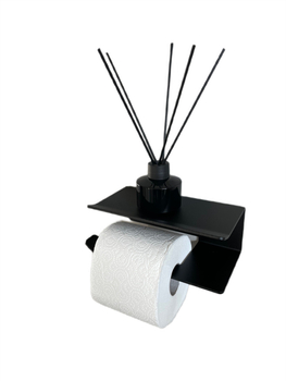 Uchwyt na papier toaletowy INTERNO L - Czarny