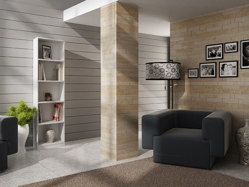 Regał LEMARI L40 - Biel Mat