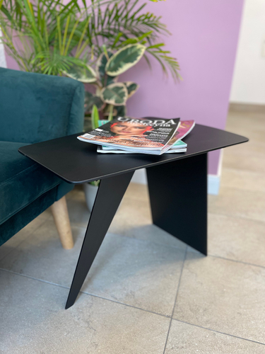 Stolik kawowy metalowy ALLA - Czarny