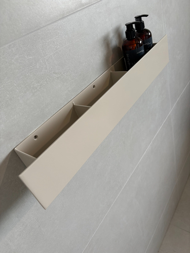 Półka Łazienkowa pod prysznic, do łazienki DECOLLO 60CM - Kaszmir Połysk