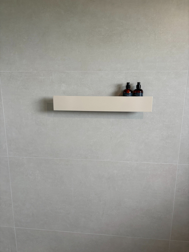 Półka Łazienkowa pod prysznic, do łazienki DECOLLO 60CM - Kaszmir Połysk