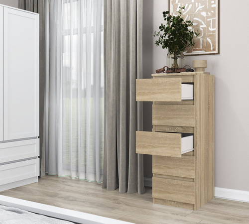 Komoda MALWIN SL5 - Dąb Sonoma