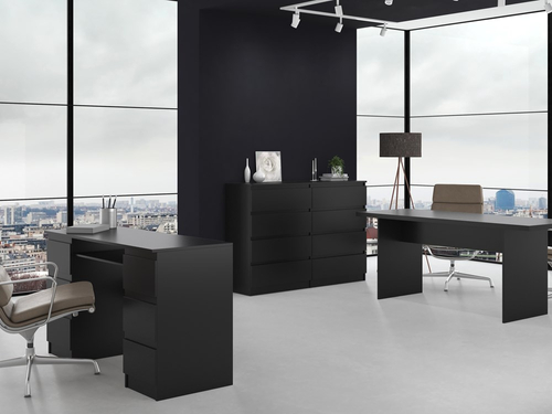 Komoda MALWIN S8 140CM - Czerń