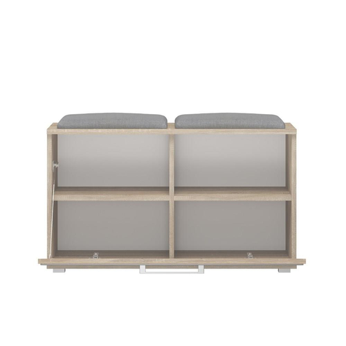 Szafka na obuwie z siedziskiem PALO - Dąb Sonoma