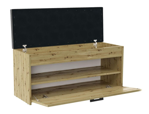 Szafka na obuwie z siedziskiem LARMA - Dąb Artisan