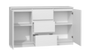 Komoda VITEK D2S3 120CM - Biel Mat