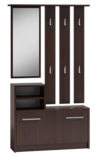 Garderoba przedpokojowa BARTEK - Wenge