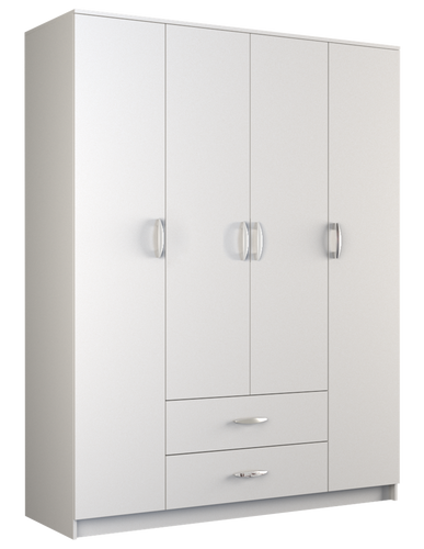 Szafa garderoba KLAMBI 160CM - Biel Mat